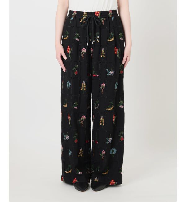 SLOBE IENA「《追加》embroideryメッシュパンツ」|その他|