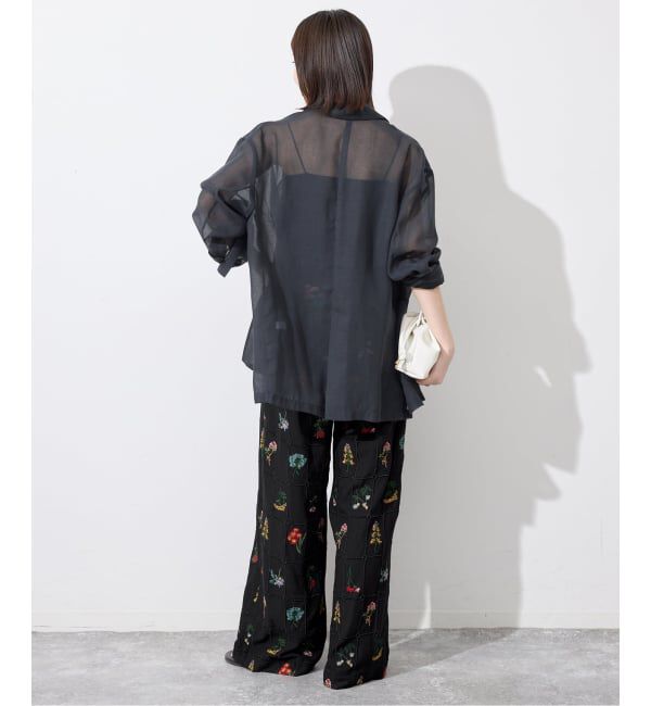 SLOBE IENA「《追加》embroideryメッシュパンツ」|その他|