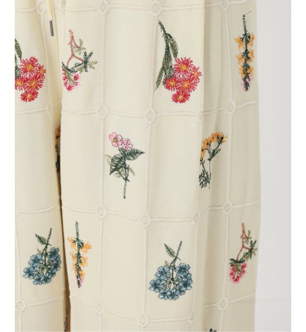 SLOBE IENA「《追加》embroideryメッシュパンツ」|その他|
