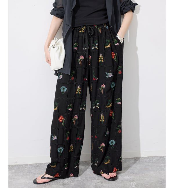 SLOBE IENA「《追加》embroideryメッシュパンツ」|その他|