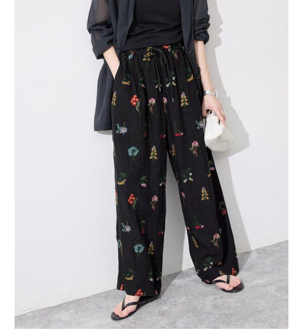 SLOBE IENA「《追加》embroideryメッシュパンツ」|その他|