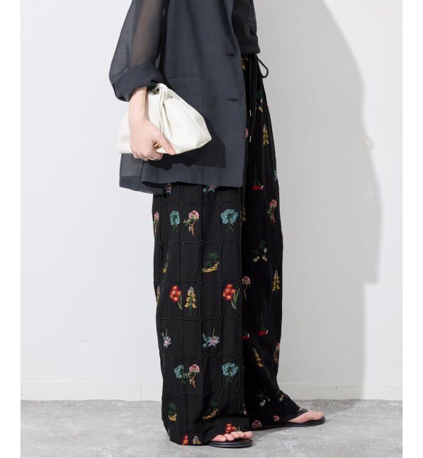 SLOBE IENA「《追加》embroideryメッシュパンツ」|その他|