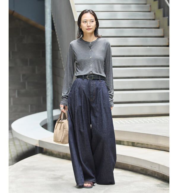 JOURNAL STANDARD「コーンデニムライトオンススーパーワイドパンツ」|デニム|