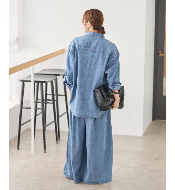 JOURNAL STANDARD「コーンデニムライトオンススーパーワイドパンツ」|デニム|