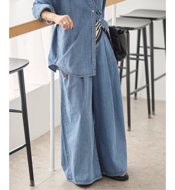 JOURNAL STANDARD「コーンデニムライトオンススーパーワイドパンツ」|デニム|