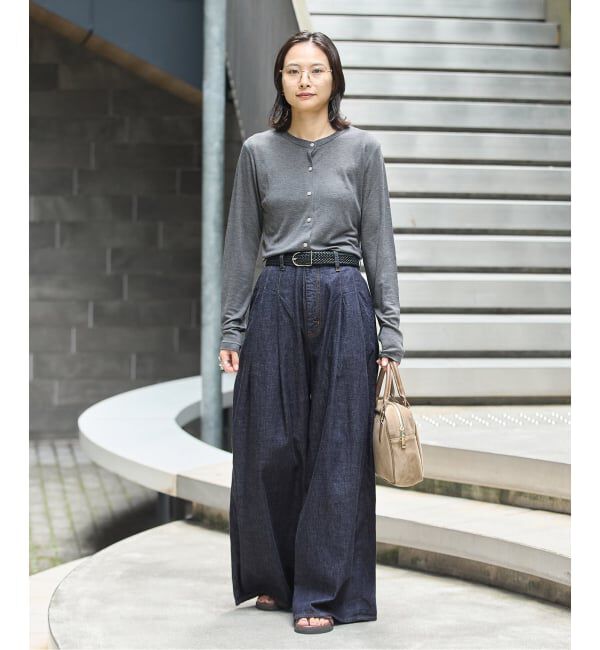 JOURNAL STANDARD「コーンデニムライトオンススーパーワイドパンツ」|デニム|