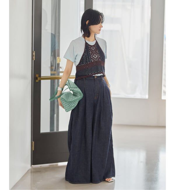 JOURNAL STANDARD「コーンデニムライトオンススーパーワイドパンツ」|デニム|