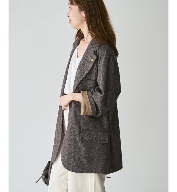 NOBLE「《NOBLE別注》COUTURE D'ADAM BIG JK Single/Italian Tweed」|テーラードジャケット|