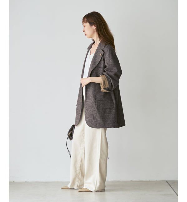 NOBLE「《NOBLE別注》COUTURE D'ADAM BIG JK Single/Italian Tweed」|テーラードジャケット|