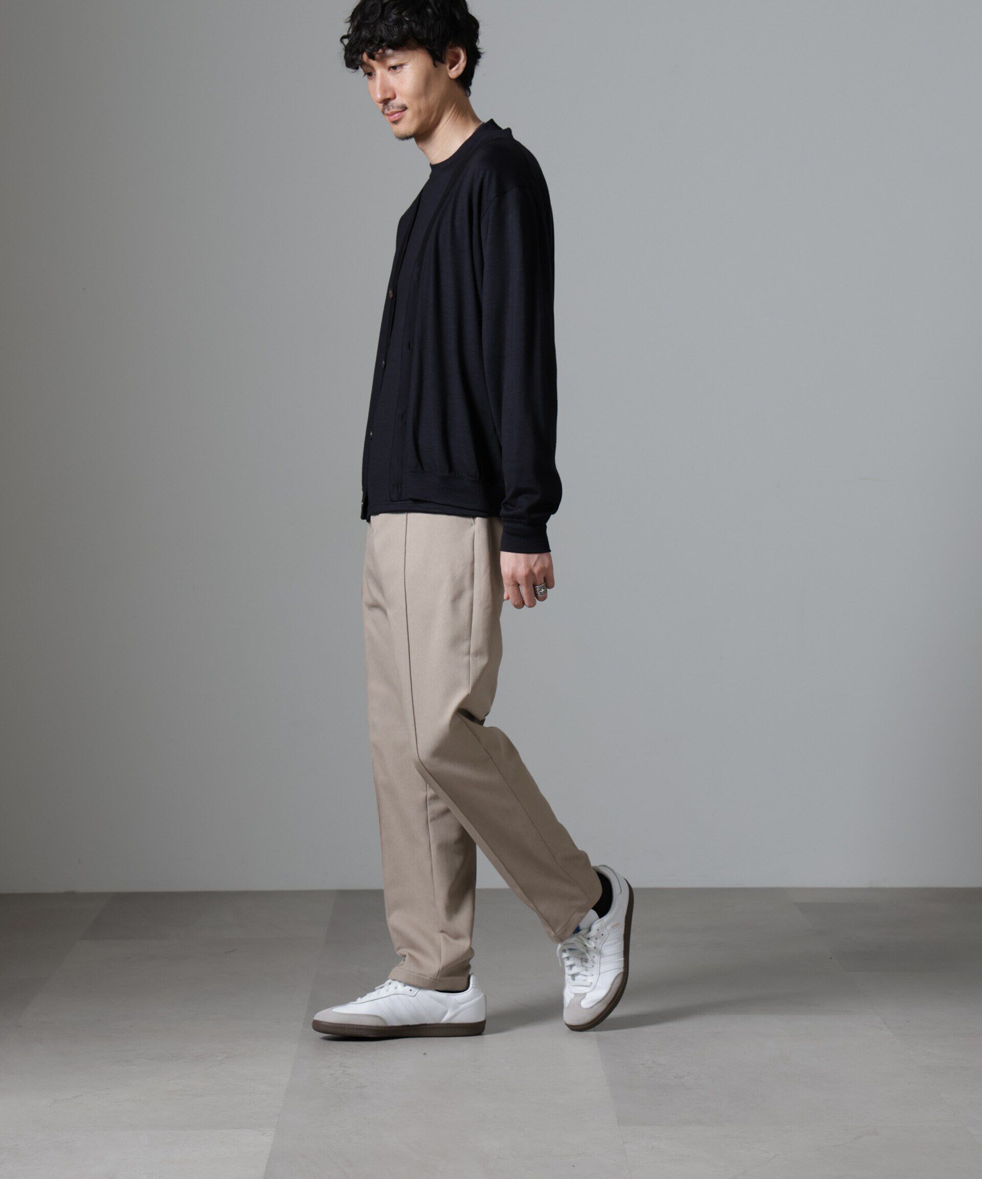NANO universe「｢N TROUSERS BASIC｣CATINA(R)ﾒﾗﾝｼﾞ二重織ﾂｲﾙｽﾄﾚｯﾁﾊﾟﾝﾂ(ｾｯ  」|スーツ|