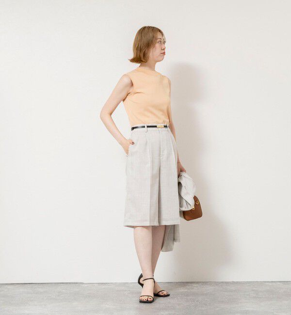 NOLLEY'S sophi「《セットアップ対応》ウォッシャブルリネンライクシアーボイルハーフパンツ」|その他|