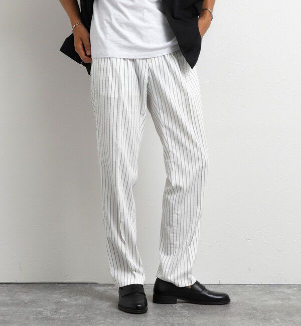 NOLLEY'S goodman「Dot Air イージーパンツ 通気性/UVカット 26SS」|チノ|ホワイト系その他
