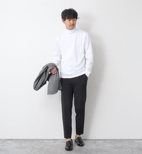 NOLLEY'S goodman「《ビジカジ対応》シルケットスムース タートルネック ドレスロンT 26AW」|Tシャツ・カットソー|