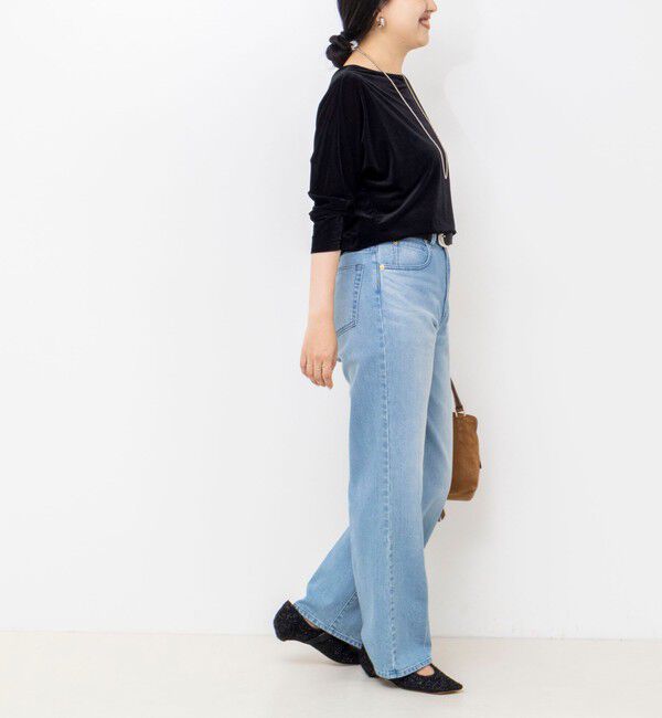 NOLLEY'S sophi「【BECシリーズ】ウォッシャブルベロアドルマン2WAYプルオーバー」|Tシャツ・カットソー|