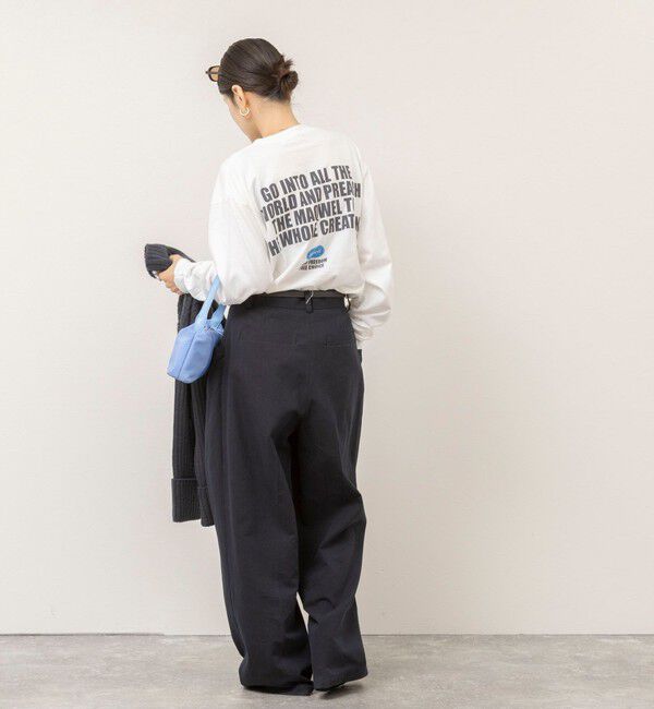 MAQWEL「【MAQWEL/マクウェル】ウォッシャブルEARTHガーメントダイロングスリーブ」|Tシャツ・カットソー|