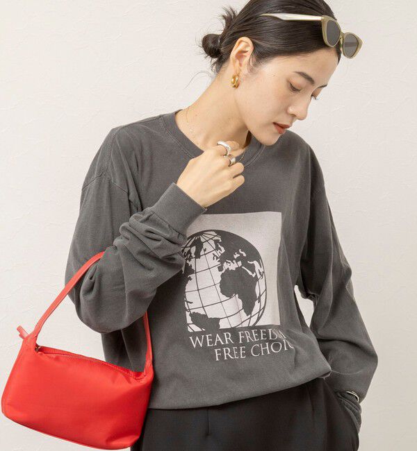 MAQWEL「【MAQWEL/マクウェル】ウォッシャブルEARTHガーメントダイロングスリーブ」|Tシャツ・カットソー|