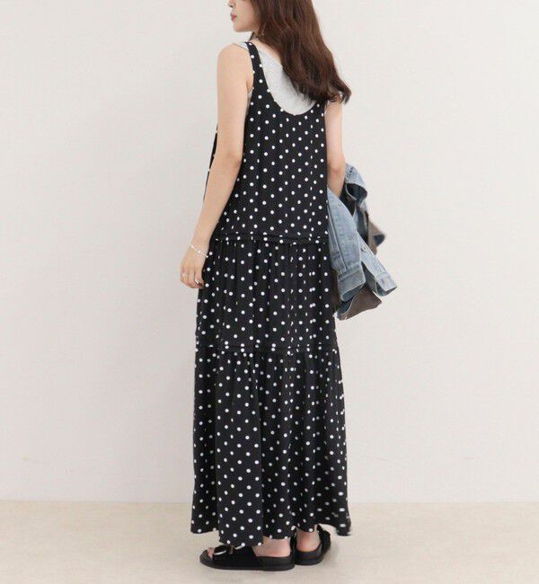 fredy emue「ドットノースリーブワンピース」|ワンピース|