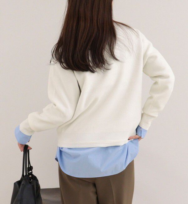 fredy emue「【WEB限定】FR刺繍スウェットニットプルオーバー」|ニット・セーター|