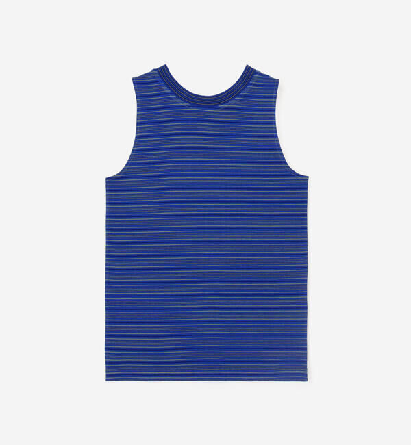  「Yonetomi | 〈別注〉ボーダータンクトップ WOMEN」|Tシャツ・カットソー|BLUE系1
