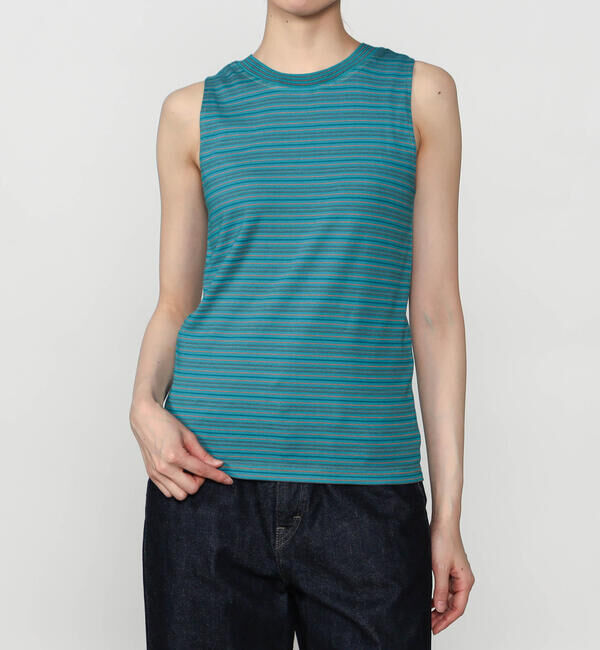  「Yonetomi | 〈別注〉ボーダータンクトップ WOMEN」|Tシャツ・カットソー|