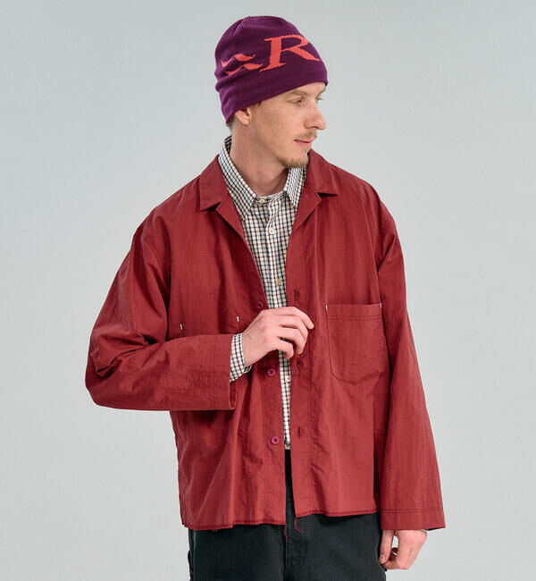  「MORIKAGE SHIRT KYOTO |〈別注〉オープンカラーシャツ MEN」|シャツ・ブラウス|RED系1