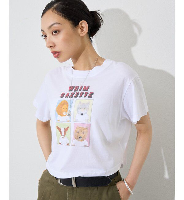  「【UNFORTUNATE PORTRAIT】別注WHIM CROP TEE」|Tシャツ・カットソー|