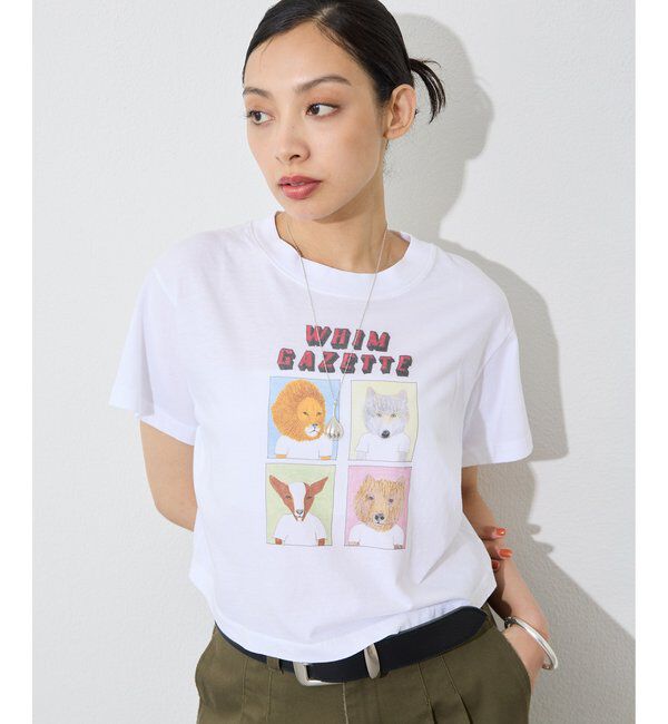  「【UNFORTUNATE PORTRAIT】別注WHIM CROP TEE」|Tシャツ・カットソー|