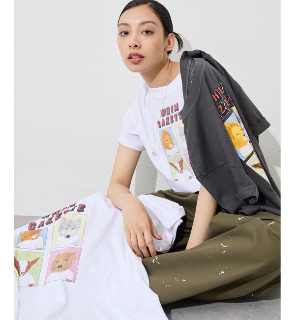 「【UNFORTUNATE PORTRAIT】別注WHIM CROP TEE」|Tシャツ・カットソー|