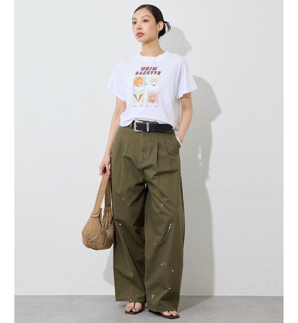  「【UNFORTUNATE PORTRAIT】別注WHIM CROP TEE」|Tシャツ・カットソー|