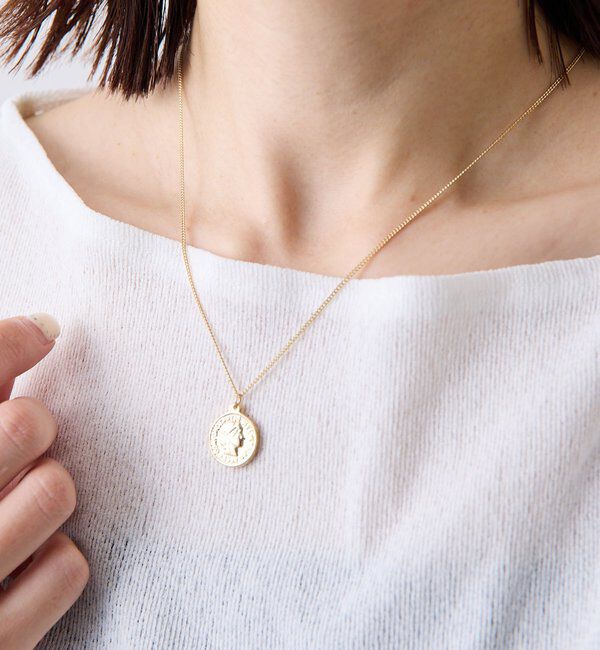  「【9/1 0:00までTIME SALE】リバーシブルコインネックレス」|ネックレス|