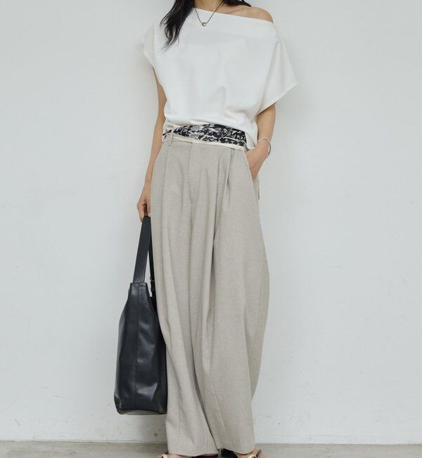  「【こなれ見えを叶える】【セットアップ対応】ジャージーボートカットソー」|Tシャツ・カットソー|