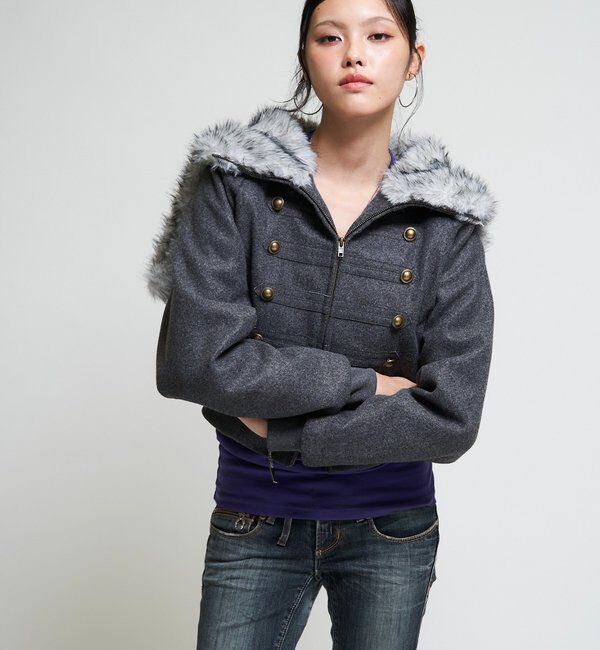  「【26AW LOOK掲載品番/WEB限定サイズあり】ナポレオンファーブルゾン」|ブルゾン・スタジャン|