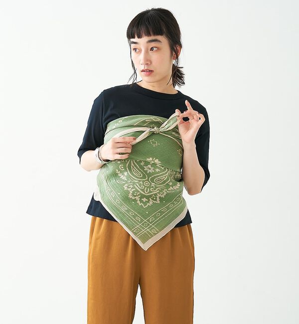 collex「【manipuri/マニプリ】コットンシルクメドウバンダナストール」|マフラー|