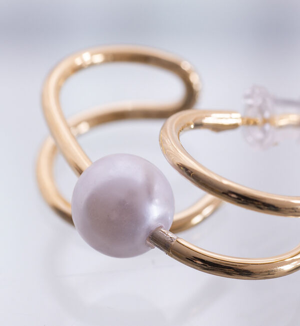 Rouge vif「【sauvage peau】メタルデザインピアス」|ピアス|