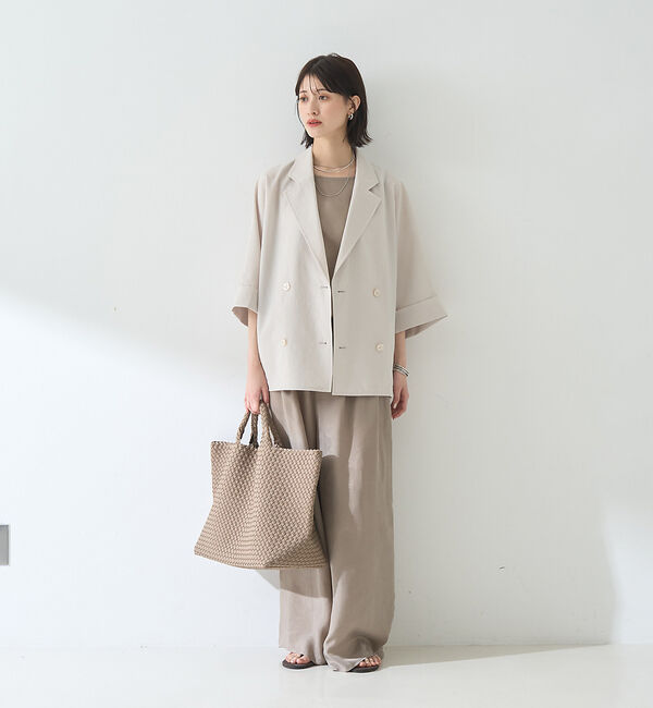 Rouge vif「【セットアップ対応】【新色登場】キュプラフィブリル ワイドパンツ」|その他|