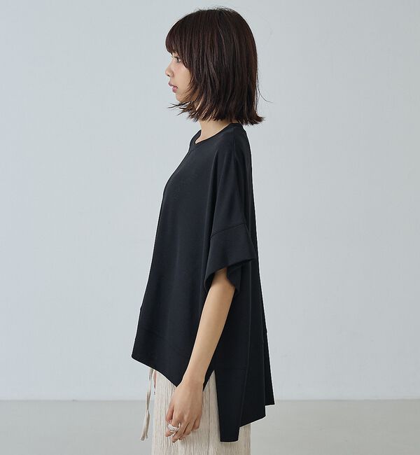abahouse mavie「【二の腕カバー】スラブプルオーバー」|Tシャツ・カットソー|