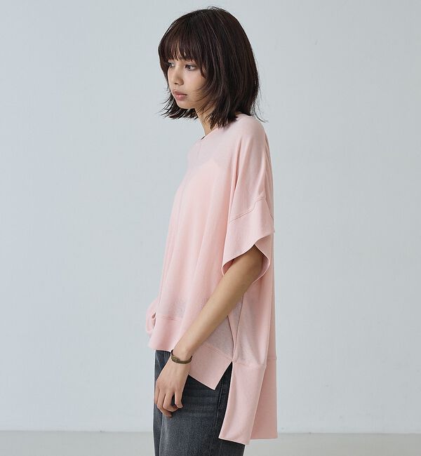abahouse mavie「【二の腕カバー】スラブプルオーバー」|Tシャツ・カットソー|