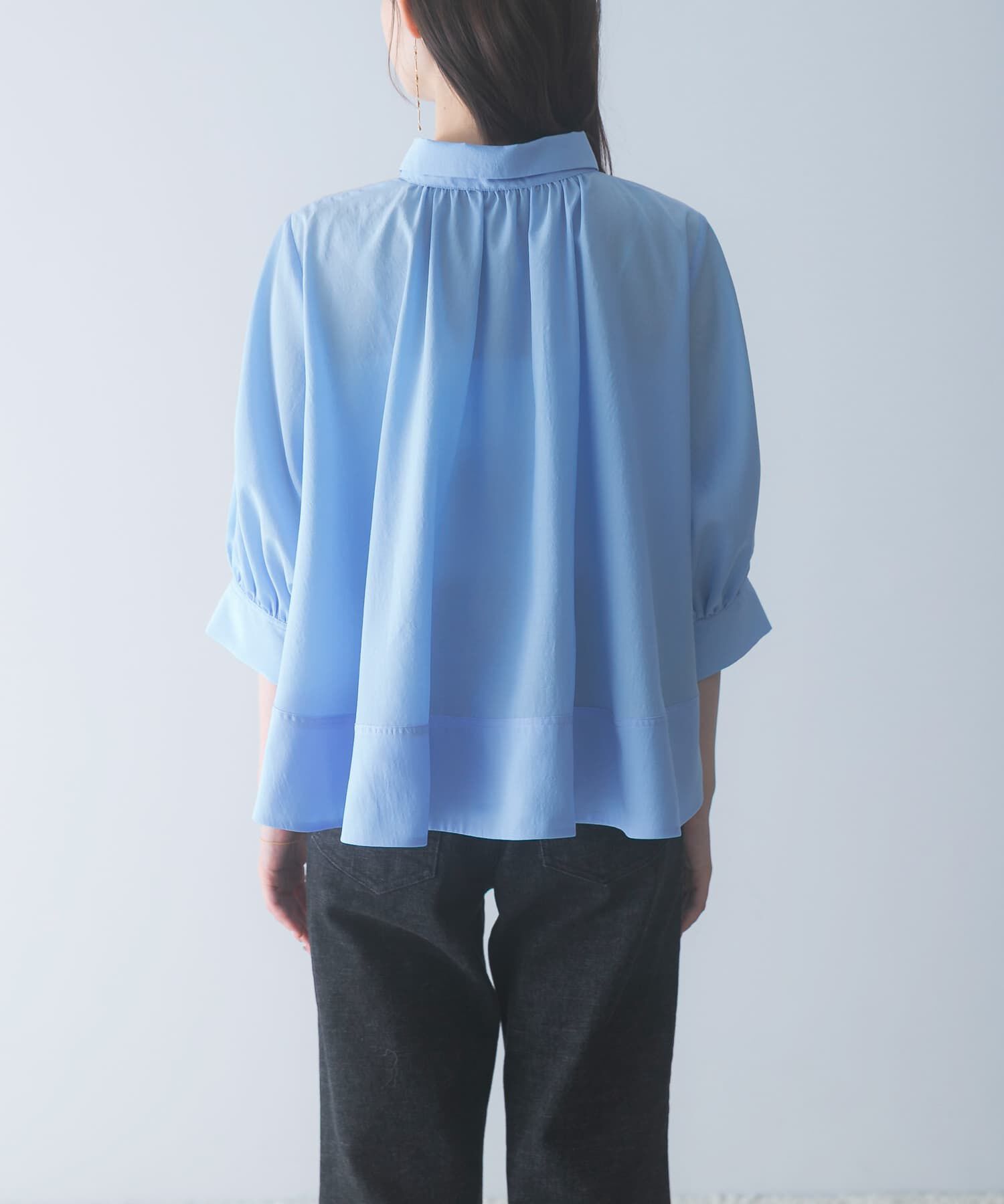 URBAN RESEARCH ROSSO「ウォッシャブルブライトローンシャツブラウス」|シャツ・ブラウス|