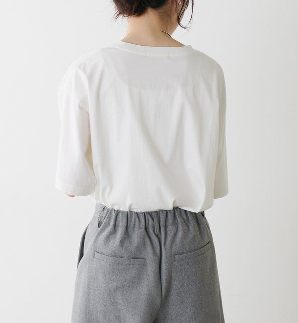  「オーガニックコットンロゴプリントT」|Tシャツ・カットソー|