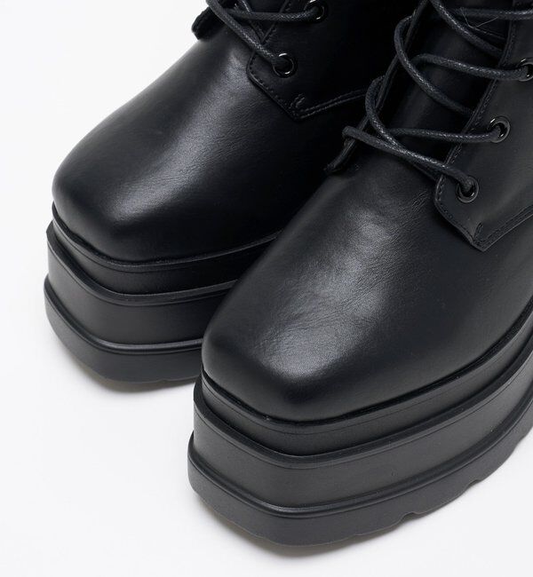  「－5キロ見え2WAYレースアップブーツ」|その他|