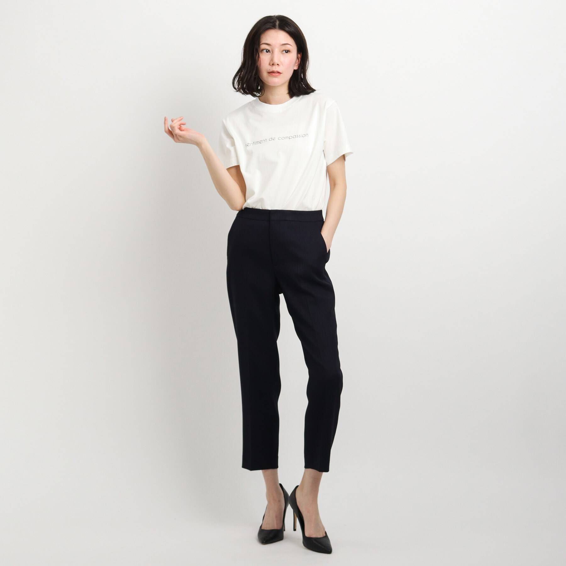 COUP DE CHANCE「【WORLD for the World】メッセージプリントTシャツ」|Tシャツ・カットソー|