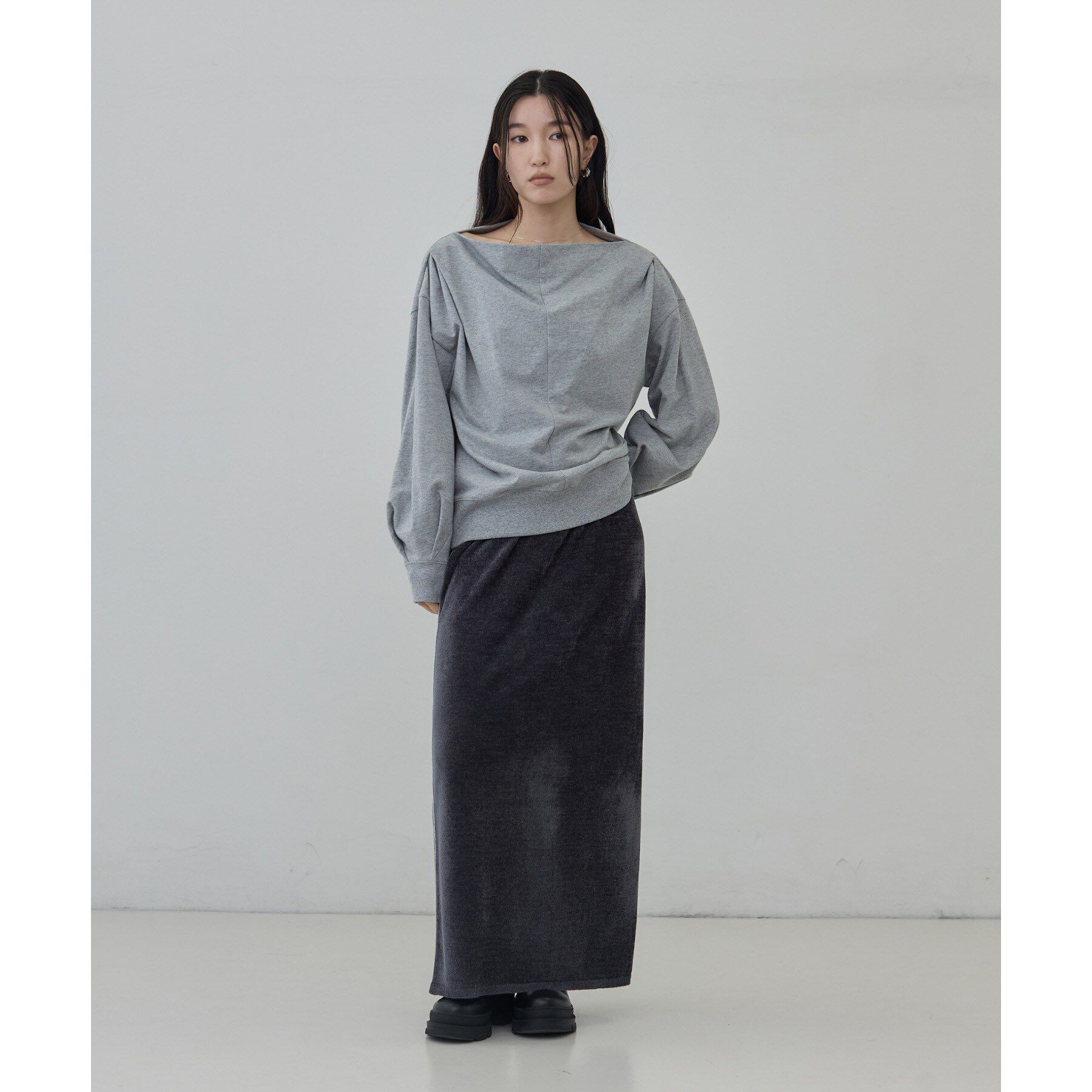 GALLEST「裏毛オフショルカットソー」|Tシャツ・カットソー|