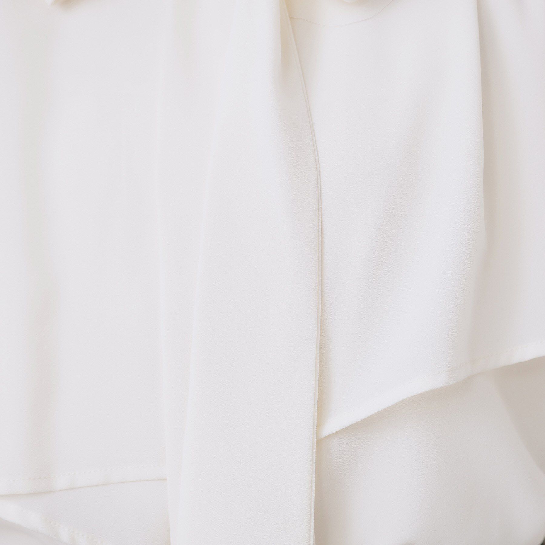 index「アシンメトリーレイヤードボウタイブラウス【洗濯機OK／イージーアイロン／防シワ】《XS～3L》」|シャツ・ブラウス|