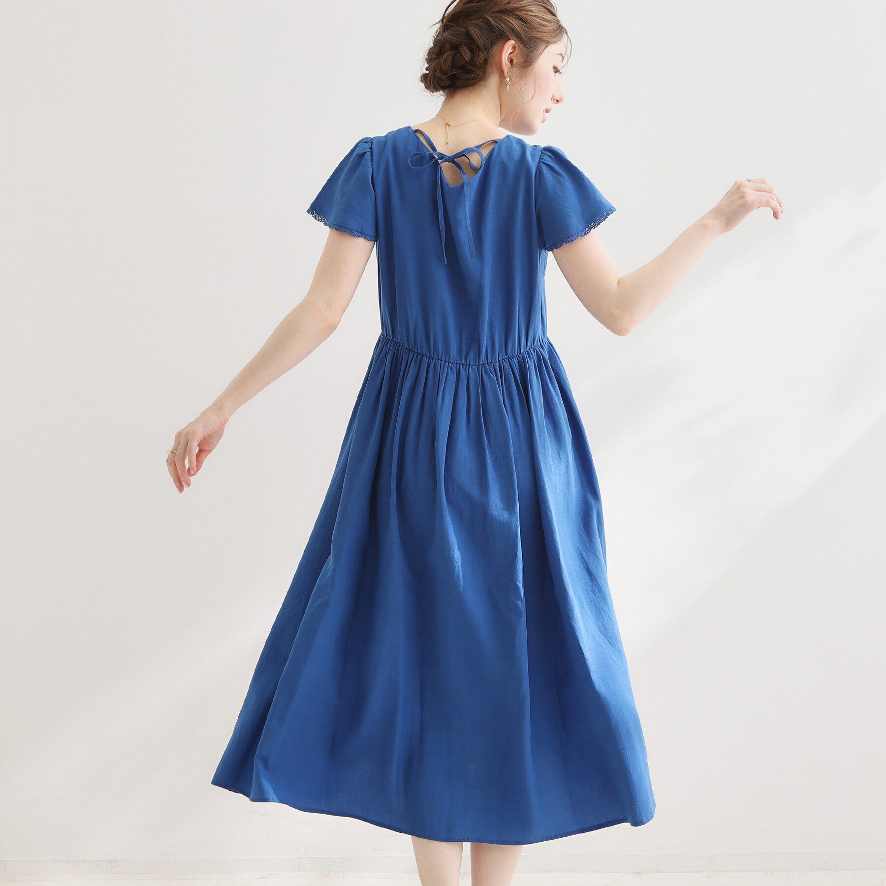 Couture broach「【洗える】バックリボンOP」|ワンピース|