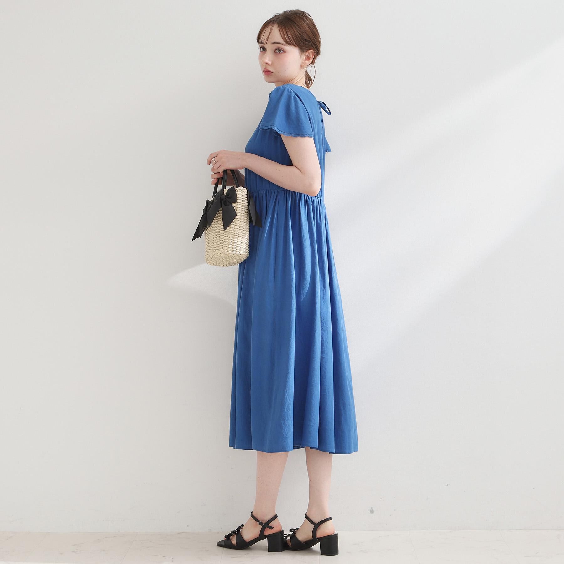 Couture broach「【洗える】バックリボンOP」|ワンピース|