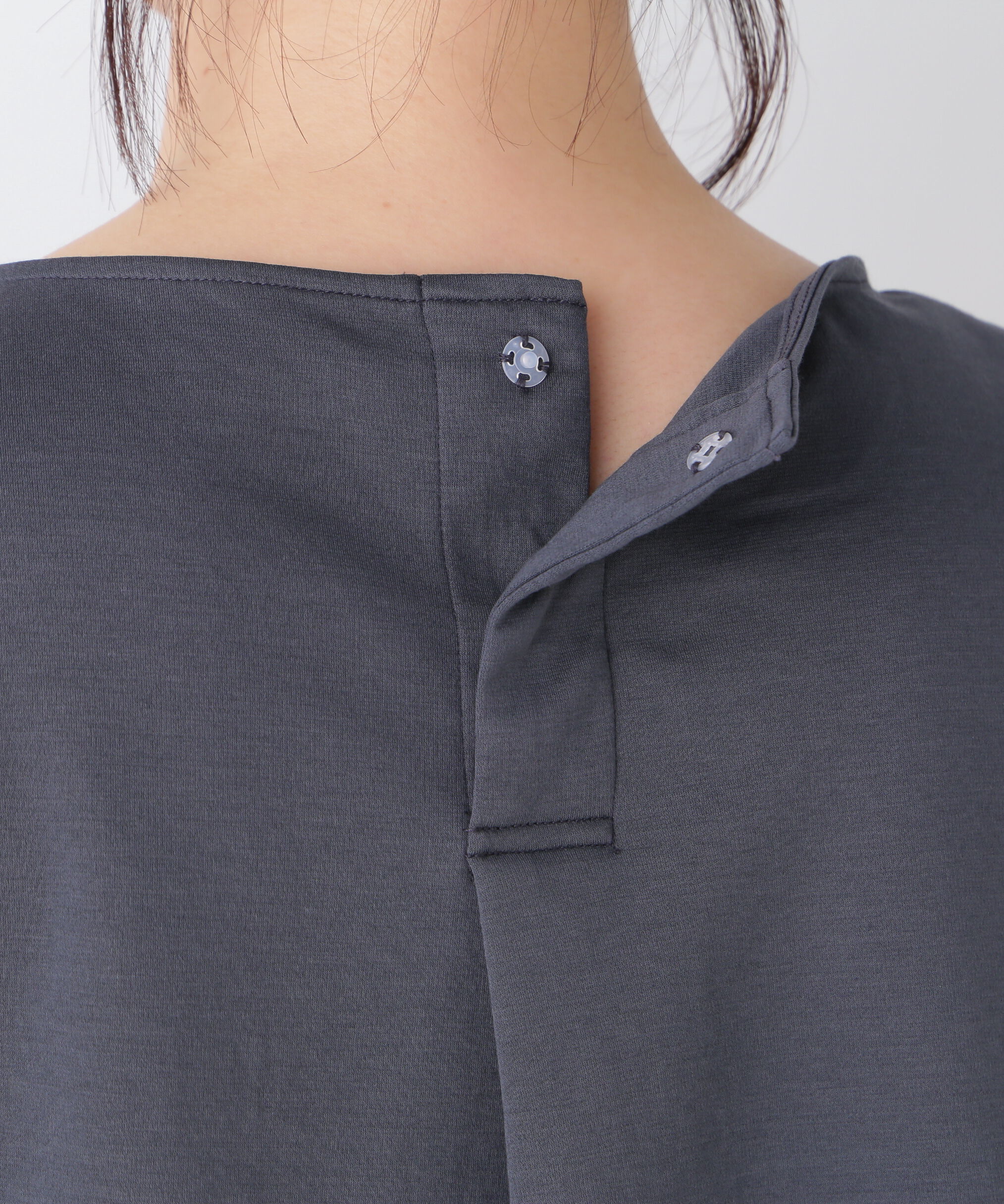  「◆≪接触冷感≫ ラッセルレースドッキングカットソープルオーバー」|Tシャツ・カットソー|