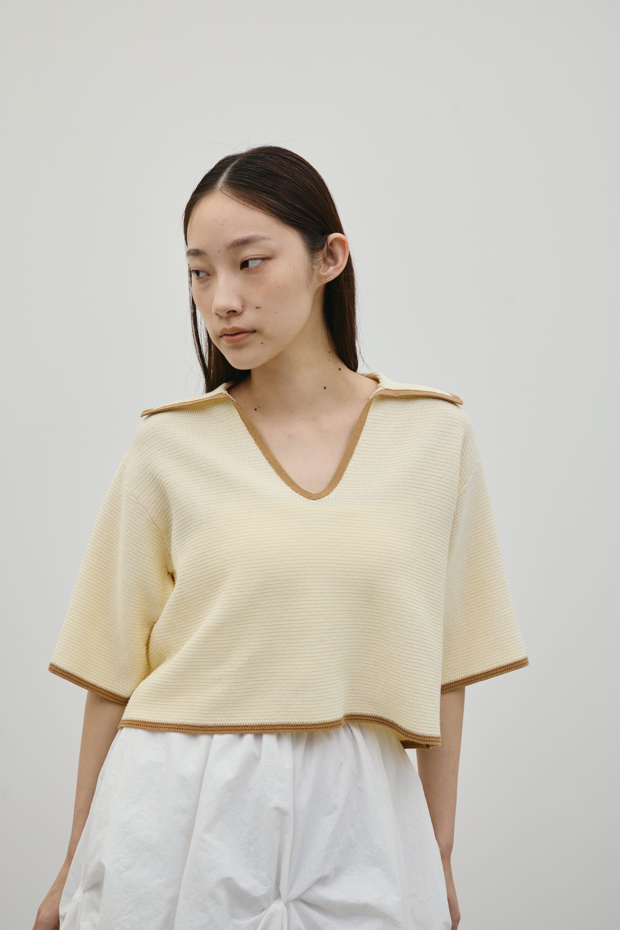 STYLEMIXER「スキッパーニットポロ」|ニット・セーター|