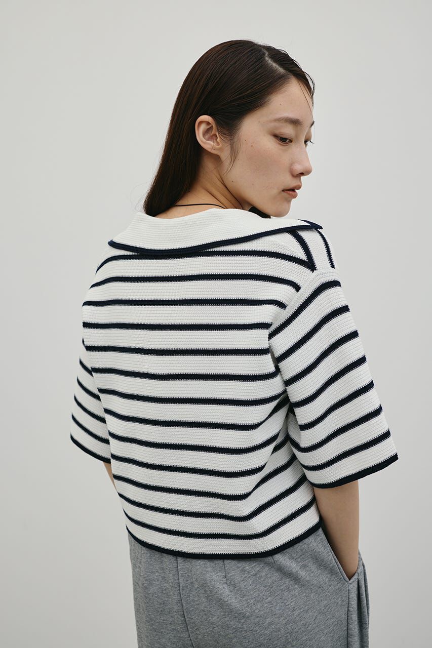 STYLEMIXER「スキッパーニットポロ」|ニット・セーター|