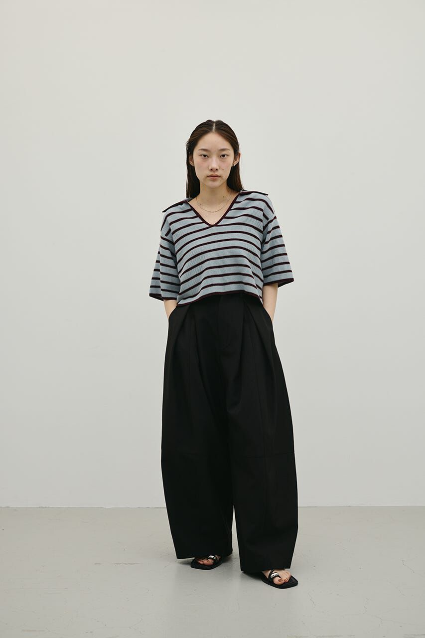 STYLEMIXER「スキッパーニットポロ」|ニット・セーター|