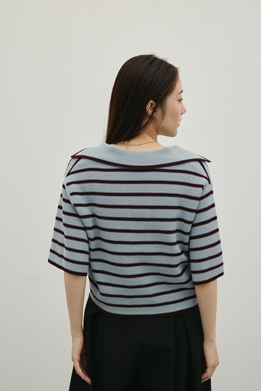STYLEMIXER「スキッパーニットポロ」|ニット・セーター|